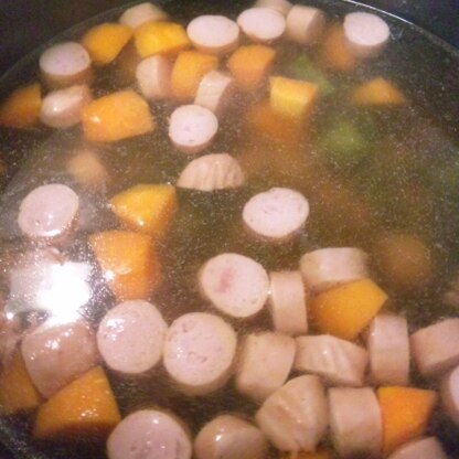 もう一品として、食べ応えのあるスープが出来て、良かったです(^^)